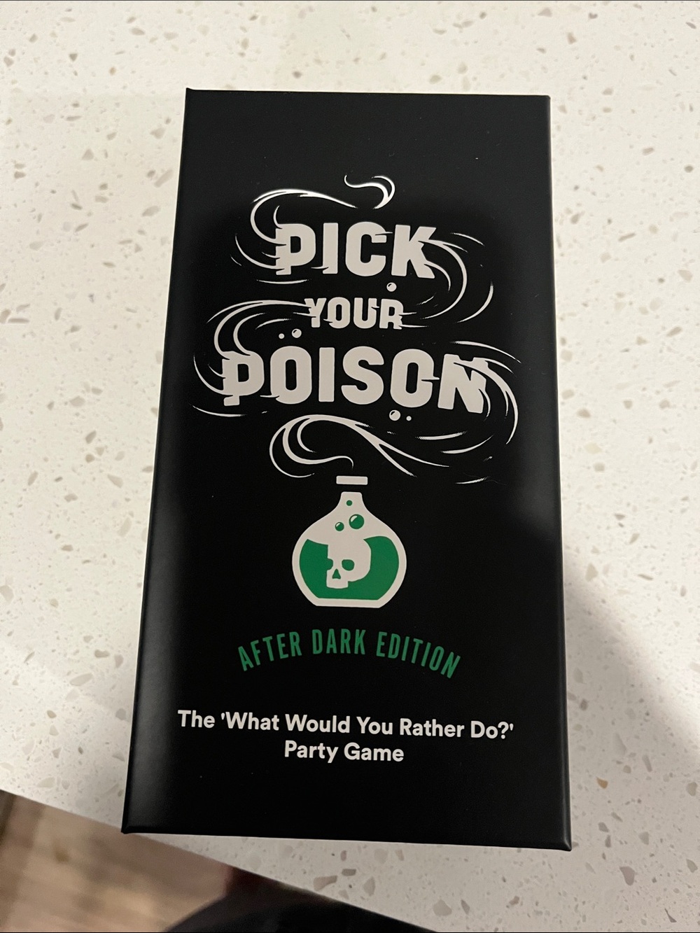 Pick Your Poison After Dark Edition Party Game - Black/Green
